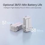 DJI Mini 3 (DJI RC) - Lightweight and Foldable Mini Camera Drone with 4K HDR Video, 38-min Flight Time, True Vertical Shooting, and Intelligent Features from DJI