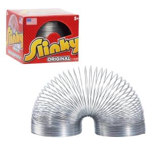 The Original Slinky Walking Spring Toy, Metal Slinky, Fidget Toys, Party Favors and Gifts, Toys for 5 Year Old Girls and Boys, by Just Play from Slinky