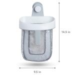 Munchkin Hanging Bath Toy Storage with Quick Drying Mesh, Grey by AmazonUs/MUNO9