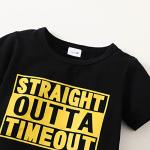 Toddler Baby Boy Summer Outfits Short Sleeve Toddler Boy Clothes Spring Summer Baby Boy Clothes 18-24 Months Black from 