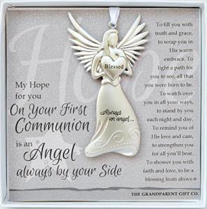 The Grandparent Gift Co. Boxed Angel with Sentiment: First Communion Gift from The Grandparent Gift Co.
