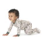 Gerber Baby Boys' 2-Pack Footed Pajamas, Bear Green Stripes White, 12 Months by Gerber
