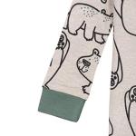 Gerber Baby Boys' 2-Pack Footed Pajamas, Bear Green Stripes White, 12 Months by Gerber