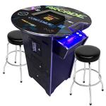 Creative Arcades Full Size Commercial Grade Pub Arcade Machine | 2 Player | 60 Games | 22" LCD Screen | Round Glass Top | 2 Sanwa Joysticks | 2 Stools Included | 3 Year Warranty by Creative Arcades