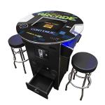 Creative Arcades Full Size Commercial Grade Pub Arcade Machine | 2 Player | 60 Games | 22" LCD Screen | Round Glass Top | 2 Sanwa Joysticks | 2 Stools Included | 3 Year Warranty by Creative Arcades