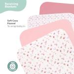 The Peanutshell Newborn Clothes & Accessories Set - 23 Piece Baby Girl Layette Gift Set - Fits Newborn to 3 Months - Rainbow & Safari, Pink from Farallon Brands