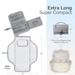 Portable Diaper Changing Pad for Baby, Detachable Travel Changing Pad with Baby Wipes Pocket, Gifts for Baby Shower, Newborn Girls and Boys by Alatino