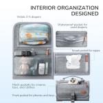 Portable Diaper Changing Pad for Baby, Detachable Travel Changing Pad with Baby Wipes Pocket, Gifts for Baby Shower, Newborn Girls and Boys by Alatino