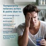 Amazon Basic Care Ibuprofen Tablets, Fever Reducer and Pain Relief from Body Aches, Headache, Arthritis Pain and More, 500 Count from Perrigo Company - Basic Care