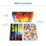 Jigsaw Puzzles 1000 Pieces for Adults Evening Walk on Rainy Day Puzzles Evening Stroll Oil Painting Jigsaw Puzzles for Adults Teens Kids Brain Teaser from CHengQiSM