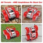 Remote Control Car, RC Cars Amphibious Land & Water Toy Off-Road RC Boat, 360Â°Flip Rotation Stunt Car with Sidelights for Toddlers 3 4 5 6 7 8 9 10 11 12 Years Kids Boys Girls from MaxTronic