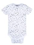 Gerber unisex baby 8-pack Short Sleeve Onesies Bodysuits and Toddler T Shirt Set, Star, 3-6 Months US by GERLO