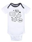 Gerber unisex baby 8-pack Short Sleeve Onesies Bodysuits and Toddler T Shirt Set, Star, 3-6 Months US by GERLO