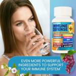 10 in 1 Immune Defense Pills - D3 Vitamin 5000 IU, 1000 mg Vitamin Ð¡ and ZinÑ 50 mg - Vitamin Capsules for Overall Health - Immune Support Supplement with Elderberry, Echinacea, Ginger Root (60 Caps.) from Manufactured for NUTRALIZIZER