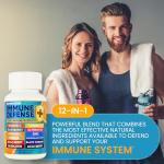 10 in 1 Immune Defense Pills - D3 Vitamin 5000 IU, 1000 mg Vitamin Ð¡ and ZinÑ 50 mg - Vitamin Capsules for Overall Health - Immune Support Supplement with Elderberry, Echinacea, Ginger Root (60 Caps.) from Manufactured for NUTRALIZIZER