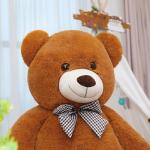 Toys Studio Giant Teddy Bear Plush Stuffed Animals for Girlfriend or Kids 47 inch, (Dark Brown) by Toys Studio