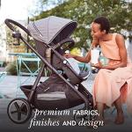 Evenflo Gold, SensorSafe Shyft Smart Modular Travel System with SecureMax Smart Infant Car Seat, Six Different Modes, Syncs with SensorSafe App, 3-Position Recline, Fits Babies 4-35 Pounds, Sapphire by Evenflo Gold