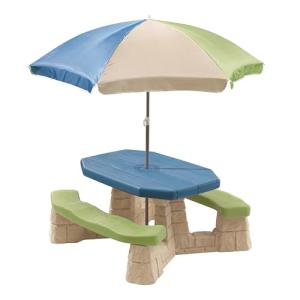 Step2 Naturally Playful Kids Picnic Table With Umbrella from Step 2 - Streetsboro - DROPSHIP