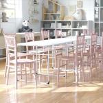 Flash Furniture 10 Pack Kids Pink Resin Chiavari Chair by Flash Furniture
