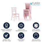 Flash Furniture 10 Pack Kids Pink Resin Chiavari Chair by Flash Furniture