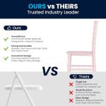 Flash Furniture 10 Pack Kids Pink Resin Chiavari Chair by Flash Furniture