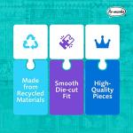 Re-marks Famous Authors Postage-Stamp Collage Puzzle, 1000 Piece Jigsaw Puzzle for All Ages by Re-marks