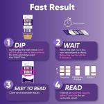 Prime Screen [5 Pack] 6 Panel Urine Drug Test Kit (THC-Marijuana, BZO-Benzos, MET-Meth, OPI, AMP, COC), WDOA-264 by Wondfo