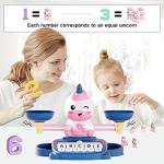 Educational Toys for 3 Year Old Girls Boys - Unicorns Gifts for Girls, Matching Letter Learning Toy and Balance Cool Math Games for Kids Toys Ages 3-8 Birthday Toddler Gifts for 3 4 5 Year Olds Girls by HOPEEYE