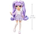 Rainbow High Jr High Violet Willow - 9-inch Purple Fashion Doll with Doll Accessories- Open and Closes Backpack, Great Gift for Kids 6-12 Years Old and Collectors from MGA Entertainment