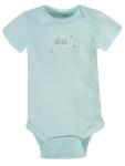 Gerber Baby 8-Pack Short Sleeve Onesies Bodysuits, Animals Green, 0-3 Months by Gerber