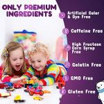 Kids Immune Support Gummies with Vitamin C, Echinacea and Zinc - Children's Support & Vitamin C Gummy, Tasty Natural Fruit Flavor, Vegan by Nature's Nutrition - 120 Gummy Bears from Nature's Nutrition