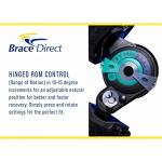 Adjustable Post-Op Rehabilitation ROM Hinged Elbow Brace with Shoulder Sling Stabilizer for Post-Op, Surgery Recovery, Ligament and Tendon Repairs and Dislocations by Brace Direct from Brace Direct