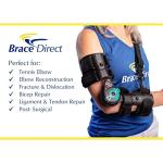 Adjustable Post-Op Rehabilitation ROM Hinged Elbow Brace with Shoulder Sling Stabilizer for Post-Op, Surgery Recovery, Ligament and Tendon Repairs and Dislocations by Brace Direct from Brace Direct