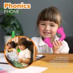 4E's Novelty Read to Self Phone, Whisper Phones for Reading [16 Pack] Auditory Feedback, Hear Myself Sound Phone - Accelerate Reading Fluency, Comprehension & Pronunciation - Speech Therapy Toys by 4E's Novelty