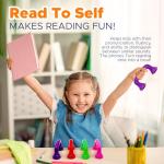 4E's Novelty Read to Self Phone, Whisper Phones for Reading [16 Pack] Auditory Feedback, Hear Myself Sound Phone - Accelerate Reading Fluency, Comprehension & Pronunciation - Speech Therapy Toys by 4E's Novelty