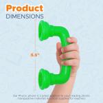 4E's Novelty Read to Self Phone, Whisper Phones for Reading [16 Pack] Auditory Feedback, Hear Myself Sound Phone - Accelerate Reading Fluency, Comprehension & Pronunciation - Speech Therapy Toys by 4E's Novelty