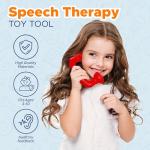 4E's Novelty Read to Self Phone, Whisper Phones for Reading [16 Pack] Auditory Feedback, Hear Myself Sound Phone - Accelerate Reading Fluency, Comprehension & Pronunciation - Speech Therapy Toys by 4E's Novelty