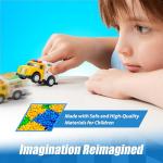 JOYIN 18 Piece Pull Back City Cars and Trucks Toy Vehicles Set Model Car, Friction Powered Die-Cast Cars for Toddlers, Boys, and Girlsâ Educational Play from JOYIN,INC