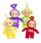 Teletubbies Talking Plush - Collector Pack of 4- Each Says Over Ten Phrases from The Show - Dolls Measures 11 Inches - Po, Laa Laa, Dipsy & Tinky Winky - Officially Licensed Stuffed Toy Cute Doll from Mighty Mojo