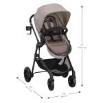 Evenflo Pivot Modular Travel System With SafeMax Car Seat by Evenflo