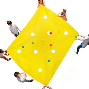 Sonyabecca Hole Tarp Team Building Exercise Activities Games Teamwork Group Learning Fun Playing 84''Lx55''W from Sonyabecca