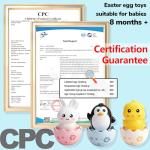 Lukax Roly Poly Baby Toys 6 to 12 Months, Tummy Time Musical Wobbler Toys, Penguin Bunny Tumbler Wobbler Toys for Toddler Boy Girl Gifts by Lukax