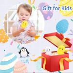 Lukax Roly Poly Baby Toys 6 to 12 Months, Tummy Time Musical Wobbler Toys, Penguin Bunny Tumbler Wobbler Toys for Toddler Boy Girl Gifts by Lukax