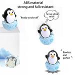 Lukax Roly Poly Baby Toys 6 to 12 Months, Tummy Time Musical Wobbler Toys, Penguin Bunny Tumbler Wobbler Toys for Toddler Boy Girl Gifts by Lukax