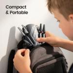 DEERC D20 Mini Drone for Kids with 720P HD FPV Camera Remote Control Toys Gifts for Boys Girls with Altitude Hold, Headless Mode, One Key Start Speed Adjustment, 3D Flips 2 Batteries, Black from DEERC