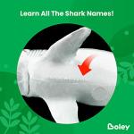 Boley Shark Toys - 8 Pack 10" Long Soft Plastic Realistic Shark Toy Set - Toddler Sensory Toys and Birthday Party Favors for Kids from Boley