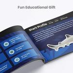 Boley Shark Toys - 8 Pack 10" Long Soft Plastic Realistic Shark Toy Set - Toddler Sensory Toys and Birthday Party Favors for Kids from Boley