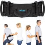 Vive Transfer Belt with Handles - Medical Nursing Safety Gait Patient Assist - Bariatric, Pediatric, Elderly, Handicap, Occupational & Physical Therapy - PT Gate Strap Quick Release Metal Buckle by Vive Health