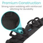 Vive Transfer Belt with Handles - Medical Nursing Safety Gait Patient Assist - Bariatric, Pediatric, Elderly, Handicap, Occupational & Physical Therapy - PT Gate Strap Quick Release Metal Buckle by Vive Health