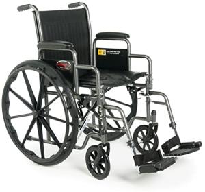 Everest & Jennings Advantage LX Wheelchair, Everyday Value for Adult Use, 20" Seat from Graham-Field